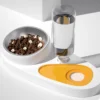 COMEDERO Y BEBEDERO GALAXY 30x10x16 500ml (Blanco / Morado)