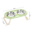 COMEDERO PLEGABLE VERDE Y BEIGE 20.5×37×11 cm