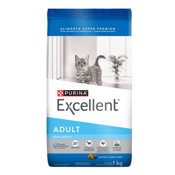 20 EXCELLENT GATO ADULTO 1KG