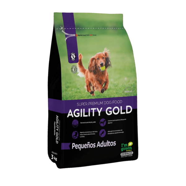 9 AGILITY GOLD PEQUEÑOS ADULTO 1.5kg - 3kg