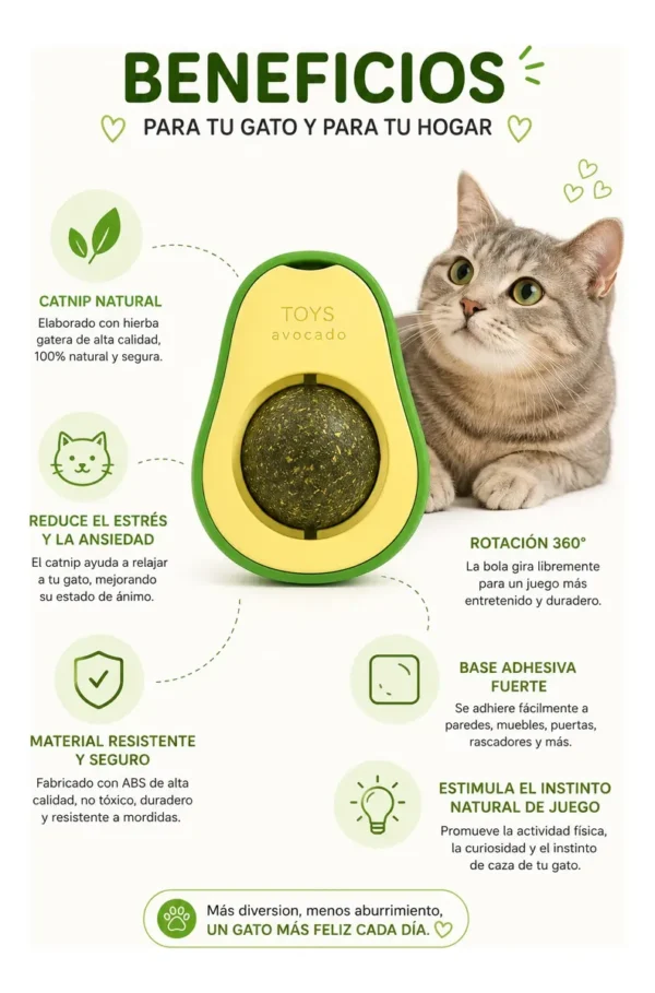 AGUACATE DE CATNIP 4.6cm