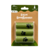Bolsas biodegradables × 3 unidades (15 bolsas c/u) 31×22cm