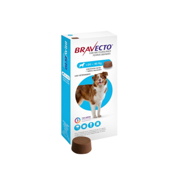 BRAVECTO 3 MESES 250mg - 1000mg