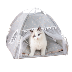 CAMA CAMPING TALLA M GRIS 50x52x40 cm