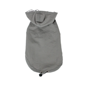 CHALECO CUADROS PARA MASCOTAS TALLA S GRIS