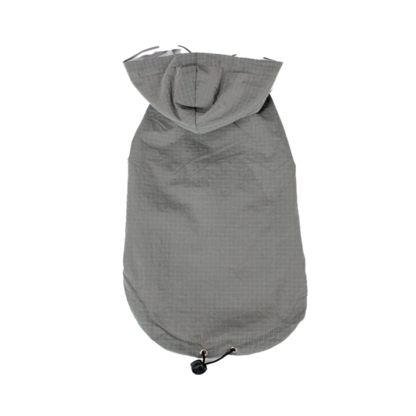 CHALECO CUADROS PARA MASCOTAS TALLA S GRIS