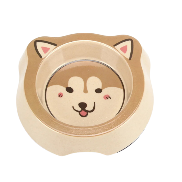 COMEDEROS PETS EN FIBRA DE BAMBU 17x16x3.8cm