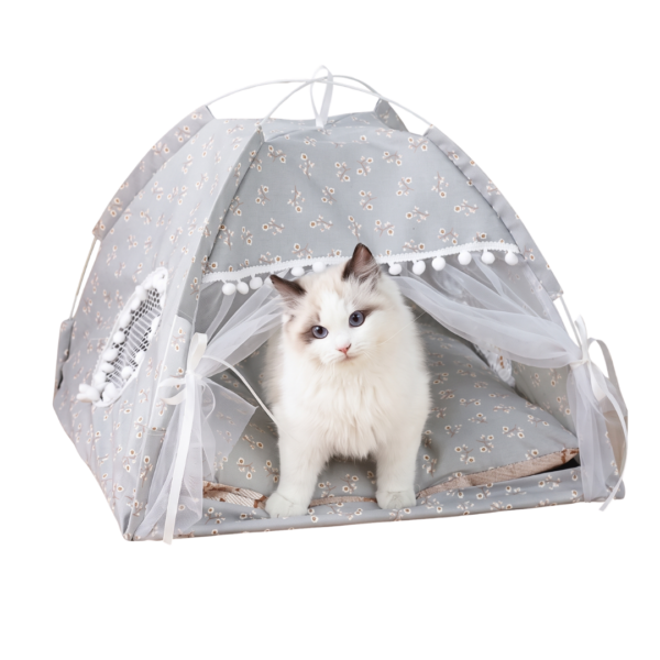 CAMA CAMPING TALLA M GRIS 50x52x40 cm