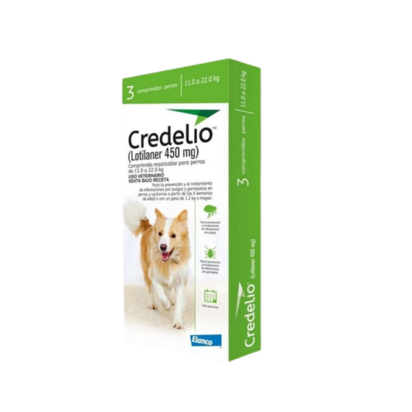 CREDELIO 450 MG 11-22 KG (Caja x 3 tabletas)
