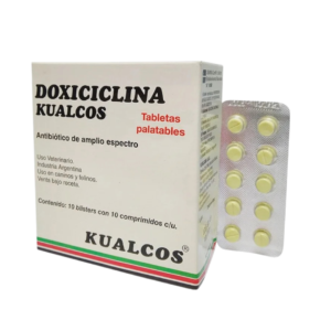DOXICICLINA 100mg - 200mg (x 10 tabletas)