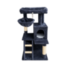 GIMNASIO FELPA 3 NIVELES CON HAMACA Gris Oscuro 50×50×99cm
