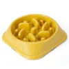 COMEDERO ANTI-REFLUJO 20x4.5 cm (Amarillo / Azul)