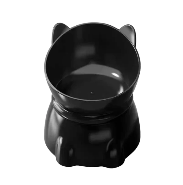 COMEDEROS THE CAT BLANCO, NEGRO Y ROSADO X1