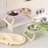 COMEDERO PLEGABLE VERDE Y BEIGE 20.5×37×11 cm