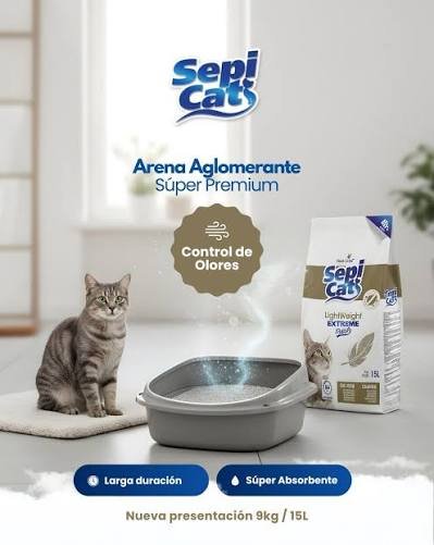 SEPI-CAT ARENA PARA GATOS 9KG